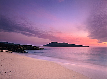 Dusk on the Isle of Harris on a late June evening, Outer Hebrides, Scotland, United Kingdom, Europe