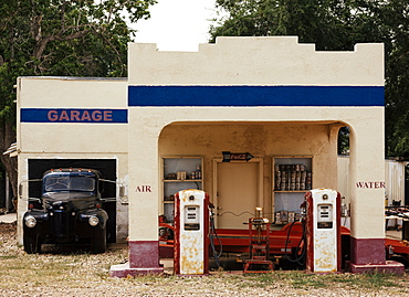 Exterior of Gas Station, Kanarraville, Utah, United States of America, North America