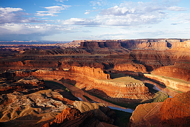 Dead Horse Point Overlook at dawn, Utah, United States of America, North America