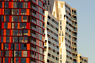 Exterior detail of Calypso Building, Kruisplein, Rotterdam, Netherlands, Europe