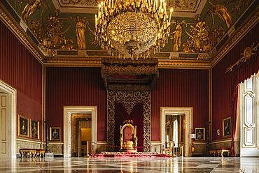 Interior of Palazzo Reale di Napoli, Naples, Campania, Italy, Europe