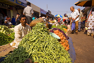 Mapusa Market, Goa, India, Asia