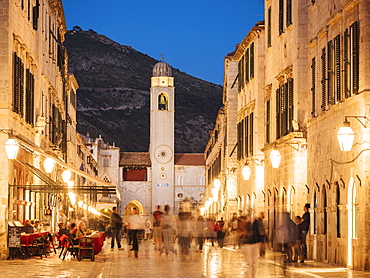 Stradun, Old Town, UNESCO World Heritage Site, Dubrovnik, Croatia, Europe