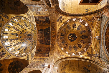 Ceiling of St. Mark's Cathedral (Basilica di San Marco), Venice, UNESCO World Heritage Site, Veneto Province, Italy, Europe