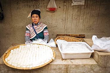 Xinjie Local Market, Yuanyang, Yunnan Province, China, Asia