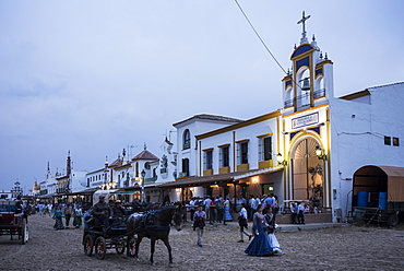 Pilgrimage of El Rocio, Huelva district, Andalucia, Spain, Europe