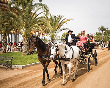 Feira de Cordoba, Cordoba, Andalucia, Spain, Europe