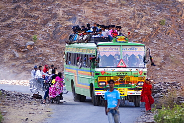 Public bus, Rajasthan, India, Asia