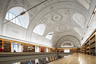 Interior of The National Library of Finland, Helsinki, Finland, Europe