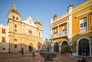 Church of San Pedro, Old City, UNESCO World Heritage Site, Cartagena, Bolivar Department, Colombia, South America