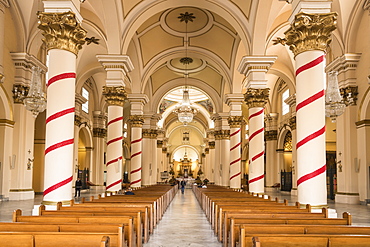 Interior of National Cathedral, Bolivar Square, La Candelaria, Bogota, Cundinamarca, Colombia, South America