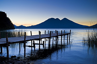 Lake Atitlan, Western Highlands, Guatemala, Central America