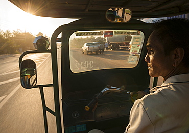 Sawngthaew tuk-tuk, Vientiane, Laos, Indochina, Southeast Asia, Asia