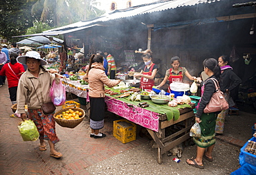 Morning Market, Luang Prabang, Laos, Indochina, Southeast Asia, Asia