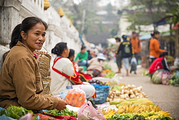 Morning Market, Luang Prabang, Laos, Indochina, Southeast Asia, Asia