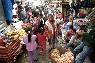 Market, Chichicastenango, Western Highlands, Guatemala, Central America