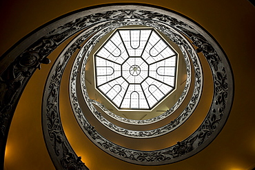 Steps at the Vatican Museum, The Vatican City, Vatican, Rome, Lazio, Italy, Europe