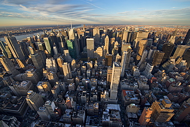 View from Empire State Building, Manhattan, New York City, United States of America, North America