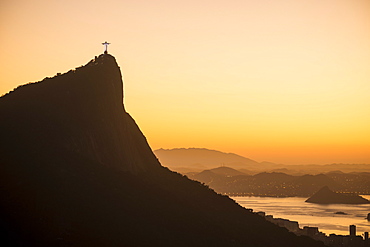 View from Chinese Vista at dawn, Rio de Janeiro, Brazil, South America