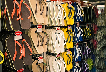 Havaiana flip flops for sale, Rio de Janeiro, Brazil, South America