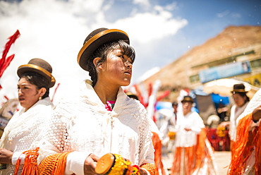 Processions during The Miners Carnival, Cerro Rico, Potosi, Southern Altiplano, Bolivia, South America