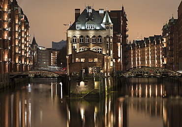 Speicherstadt District, Hafencity, Hamburg, Germany, Europe