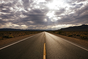 Highway 190 through Death Valley National Park, California, United States of America, North America