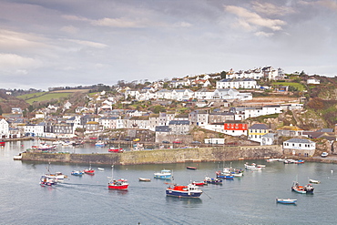 The small fishing village of Mevagissey in Cornwall, England, United Kingdom, Europe