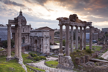 The Roman Forum (Foro Romano), Rome, Lazio, Italy, Europe