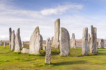 The Callanish Stones on the Isle of Lewis, Outer Hebrides, Scotland, United Kingdom, Europe