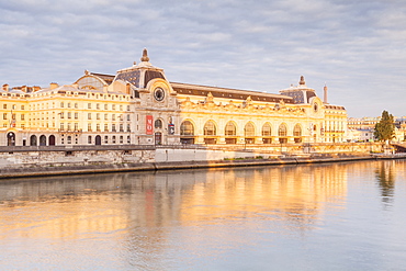 Musee d'Orsay on the River Seine, Paris, France, Europe