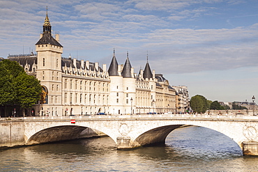 The Conciergerie, a former royal palace and prison, Palais de Justice, Ile de la Cite, Paris, France, Europe