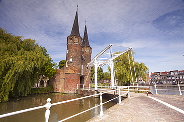 The Oostpoort (Eastern Gate) in Delft, The Netherlands, Europe