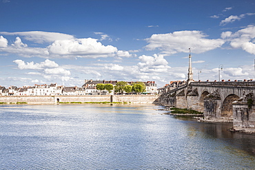 The Pont Jacques Gabriel in Blois, Loir-et-Cher, Centre-Val de Loire, France, Europe