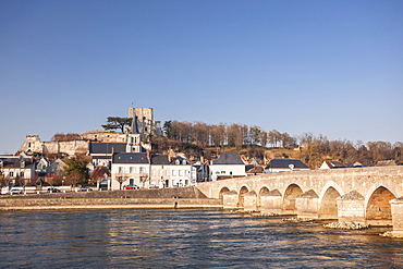 The small village of Montrichard, Loir-et-Cher, Loire Valley, Centre, France, Europe