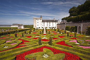 Chateau de Villandry, UNESCO World Heritage Site, Villandry, Indre-et-Loire, Loire Valley, France, Europe