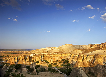 Cappadocia landscape, Cavusin, (Pasabag), near Zelve, Anatolia, Turkey, Asia Minor, Eurasia