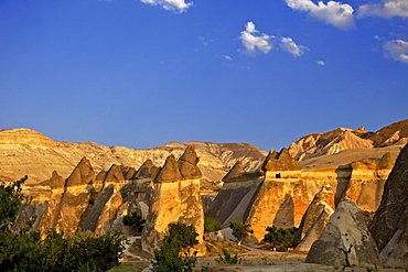 Cappadocia landscape, Cavusin, (Pasabag), near Zelve, Anatolia, Turkey, Asia Minor, Eurasia