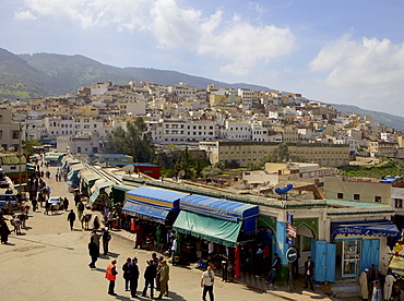 Street scene, Idriss, Morocco, North Africa, Africa