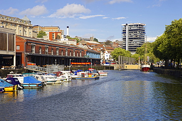 Bordeaux Quay and Watershed and Harbourside in Bristol, England, United Kingdom, Europe