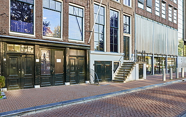 Anne Frank House and Museum in Amsterdam, North Holland, The Netherlands, Europe