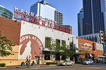 Power and Light District Kansas City, an entertainment district in Downtown Kansas City, Missouri, United States of America, North America