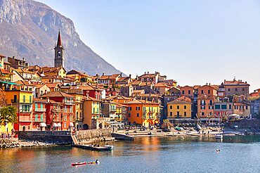 Town of Varenna on Lake Como in the north of Italy, Lombardy, Italian Lakes, Italy, Europe