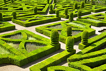 Gardens of Villandry Castle, France