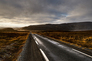 Road in the Varanger Peninsula, Finnmark, Norway