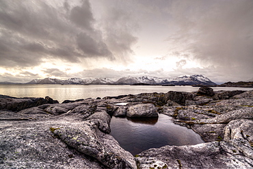 Shore of Lofoten Islands, Nordland, Norway