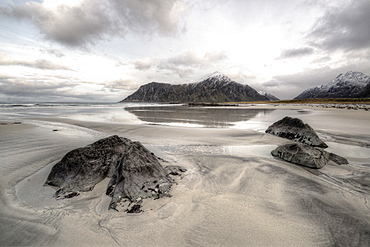 Shore of Lofoten Islands, Nordland, Norway