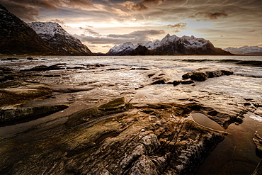 Shore of Lofoten Islands, Nordland, Norway