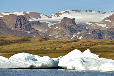 The east coast of Hurry fjord, North East Greenland