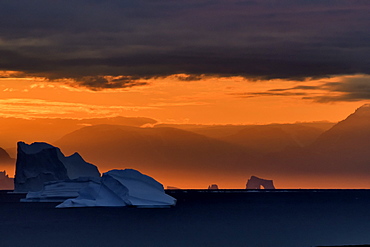 Light in the Scoresbysund. North East Greenland